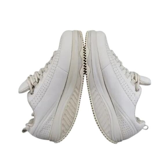 Skechers Shoes Womens 9 Shape Up Sneaker Work Slip Resistant Leather White Retro - Picture 7 of 15